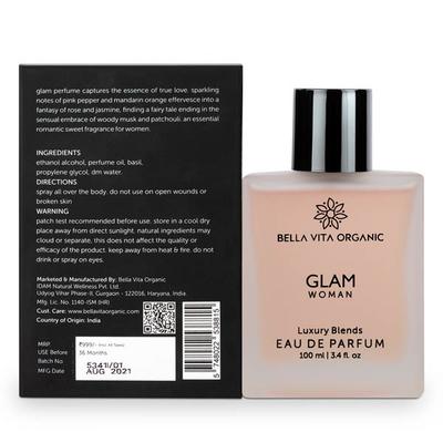 Bella Vita Organic Glam Perfume 100 ml - Women Perfumes (Edt/Edp)