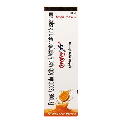 Orofer XT+ Orange Cool Flavour Suspension 200ml - Supplements-Vam