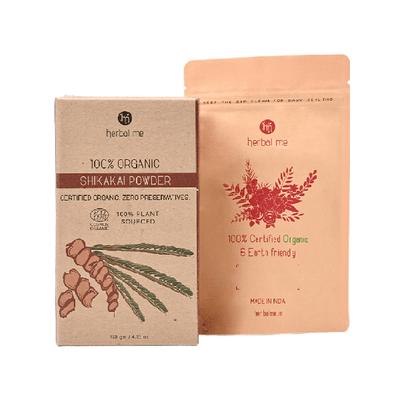 Herbal Me Shikakai Powder - 100% Certified Organic - 120gms - Powder