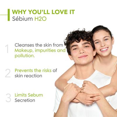 Bioderma Sebium H2O Makeup Removing Solution 250 ml - Make Up Removers