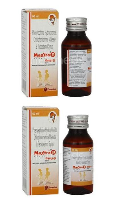 Maxtra P Syrup 60ml - Cough And Cold-Cou