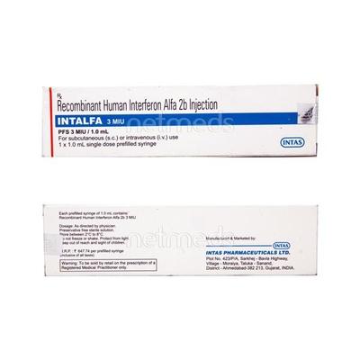 Intalfa 3Miu Penfill Injection 1's - Hepatitis B Infection