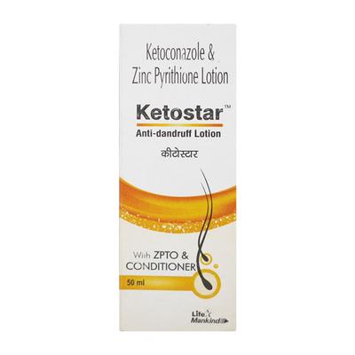 Ketostar Antidandruff Lotion 50ml - Fungal Infections-Taa