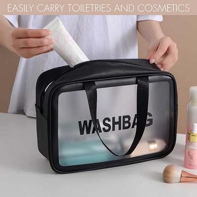 Allure Washable Cosmetic Large Bag Color Black 1's - Makeup Bags & Cases