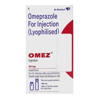 Omez 40mg Injection 1's - Ulcer/Reflux/Flatulence-Aaa