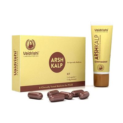 Vaidrishi Arsh Kalp (Capsule 6's + Ointment 6 gm) - Speciality Medicines
