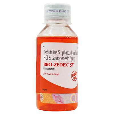 BRO Zedex SF Sugar Free Expectorant 100ml - Asthma/COPD-Ast