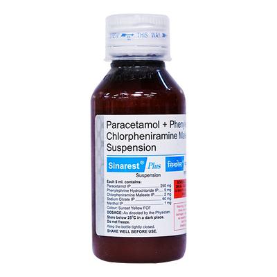SINAREST PLUS Suspension 75ml - Cough And Cold-Cou