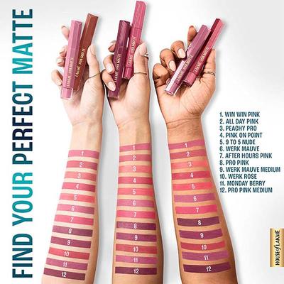 Lakme 9to5 Hya Matte, Win Win Pink, Hydrating Liquid Lipstick With Hyaluronic Acid 5.3 ml - Liquid Lipsticks