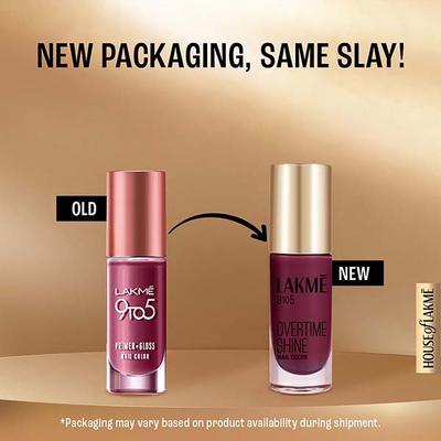 Lakme 9To5 Primer + Gloss Nail Colour Desert Rose 6 Ml - Nail Polish