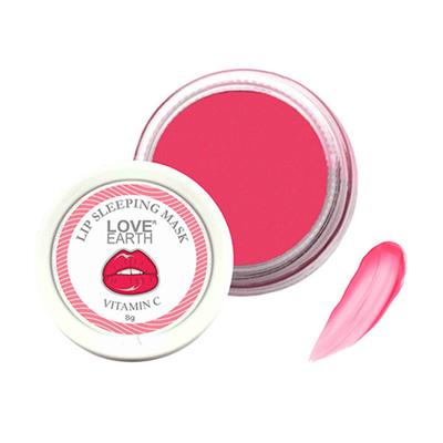 Love Earth Lip Sleeping Mask with Vitamin C & E & Jojoba Oil 8 gm - Lip Stains & Tints