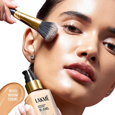 Lakme Be-Jewel Luminous Skin, Up To 2X Luminous Glow, Tint Cool Cocoa 25 ml - Foundation