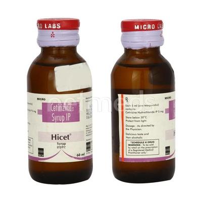 Hicet Syrup 60ml - Allergies-Ant