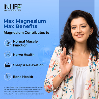 INLIFE Magnesium Complex Glycinate 5X 2000mg Tablets 60's - Multi-Vitamins