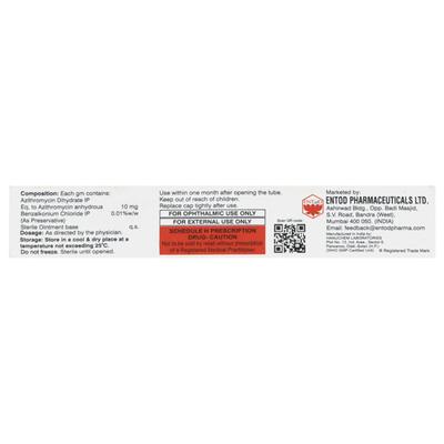 Optithrocin Eye Ointment 5gm - Eye Infections-Eaa