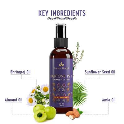 Avimee Herbal Hairtone PV1 Scalp Spray 100 ml - Hair Sprays & Mists