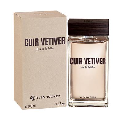 Yves Rocher Cuir Vetiver Eau De Toilette For Men 100 ml - Men Perfumes (Edt/Edp)