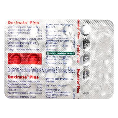 Doxinate Plus Tablet 30'S - Vomitting/Emesis-Ant