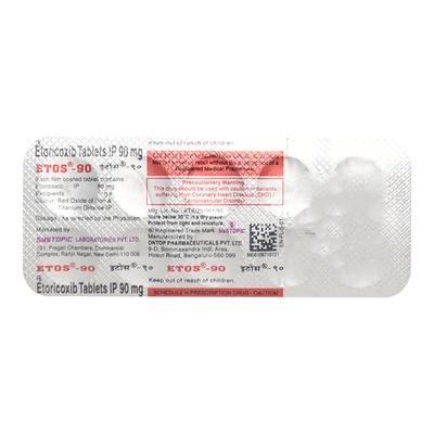 Etos 90mg Tablet 10'S - Pain relief-Nsa