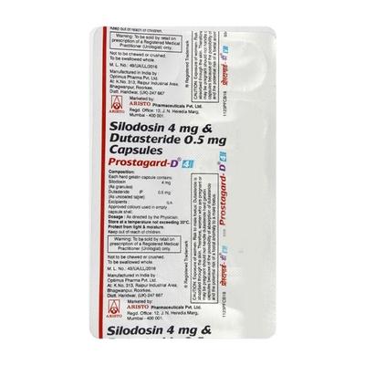 Prostagard D 4 Capsule 10'S - Bladder And Prostate Disorders-Dru