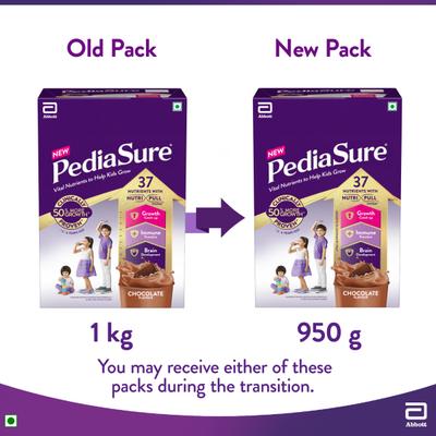 Pediasure Scientifically Designed Nutrition Drink Refill - Chocolate Flavour 950 g - Kids Nutrition