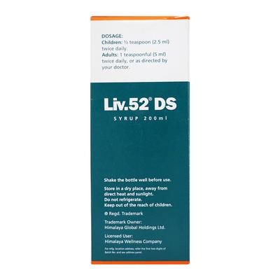 Himalaya Liv 52 DS Syrup 200 ml - Ayurvedic Medicine-AYU