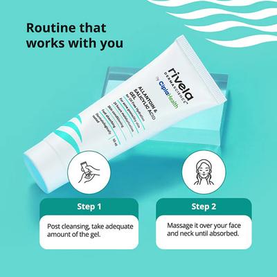 RIVELA ALLANTOIN & SALICYLIC ACID Gel 50ml - Dry Skin-Emo