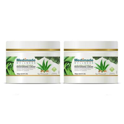Medimade Aloe Vera And Vitamin E Moisturising Cream (Pack of 2) 1's - Face Moisturizers