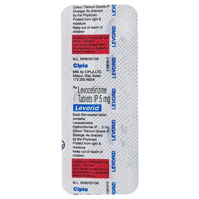 Levorid Tablet 10'S - Allergies-Ant