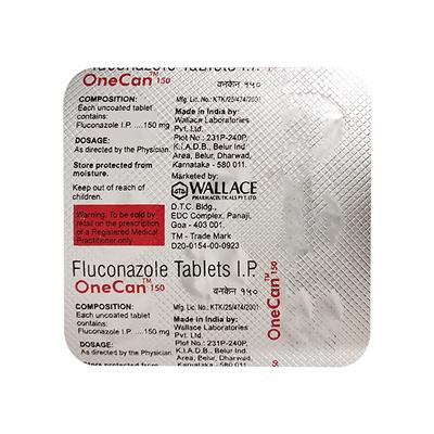 ONECAN 150 Tablet 8's - Fungal Infections-Anf