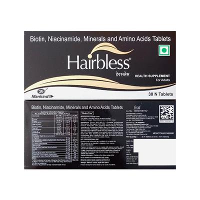 HAIRBLESS Tablet 15's - Supplements-Vam
