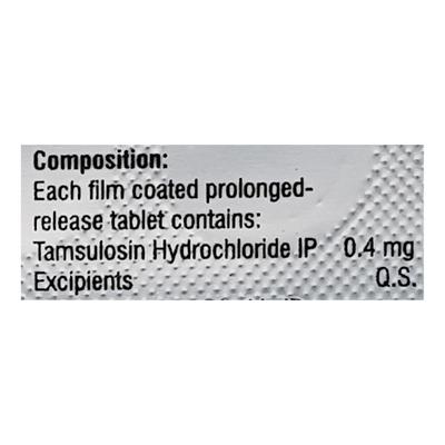 TAMDOSIN 0.4 Tablet 15's - Bladder And Prostate Disorders-Dru
