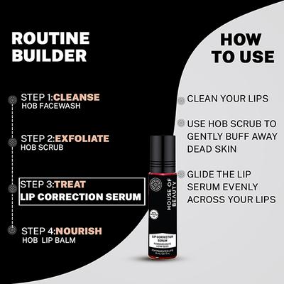 House Of Beauty Lip Color Corrector Serum For Pigmented & Discolored Smoker Lips 10ml - Lip Balms