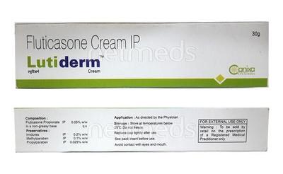 Lutiderm Cream 30gm - Fungal Infections-Taa