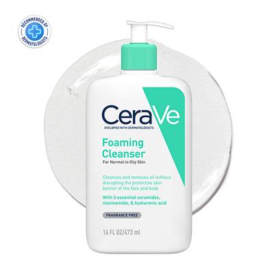 CeraVe Foaming Cleanser For Normal To Oily Skin 473 ml - Face Wash & Cleansers