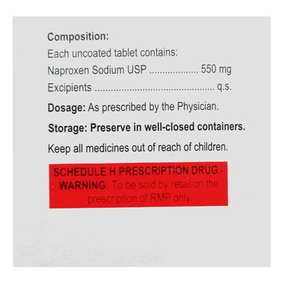 NAPROSYN 500+ Tablet 15's (se) - Pain relief-Nsa