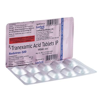 Redotrex 500mg Tablet 10'S - Bleeding Disorders-Hae