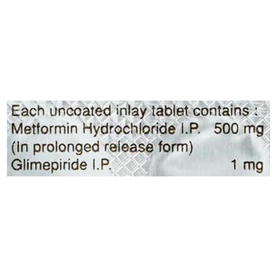 Azulix MF 1mg Tablet 15'S - Diabetes-Ant