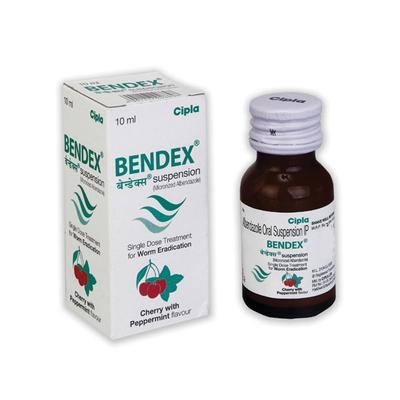 Bendex Cherry with Peppermint Flavour Suspension 10ml - Parasitic Worms-Ant