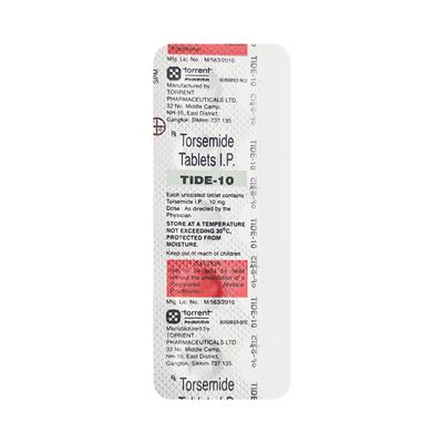 Tide 10mg Tablet 10'S - Hypertension-Diu