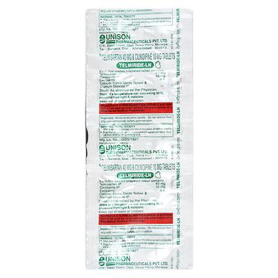 Telmiride LN Tablet 10'S - Hypertension-Ana