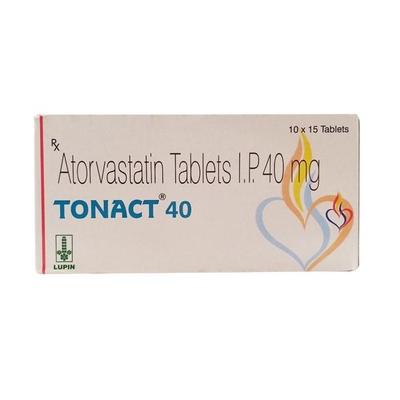 Tonact 40mg Tablet 15'S - High Cholesterol-Dys
