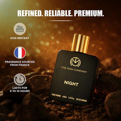 The Man Company Night Perfume Eau De Parfum 50 ml - Men Perfumes (Edt/Edp)