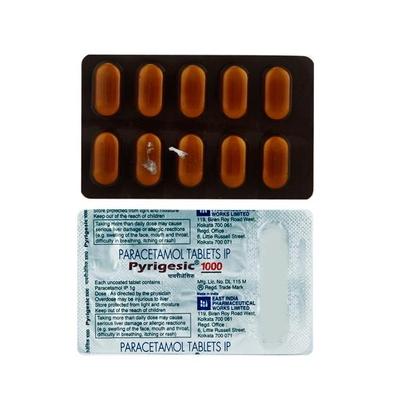 Pyrigesic 1000 Tablet 10'S - Fever-Non