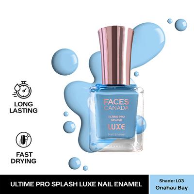 Faces Canada Ultime Pro Splash Luxe Nail Enamel - Onahau Bay (L03) 12 ml - Nail Polish