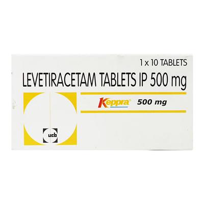 Keppra 500mg Tablet 10'S - Epilepsy/Convulsion-Ant