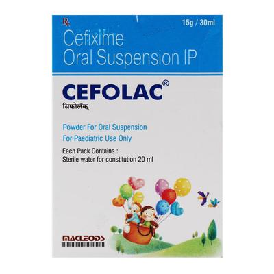 Cefolac Oral Suspension 30ml - Bacterial Infections-Cep