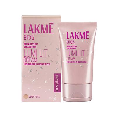 Lakme Lumi Cream Moisturiser With Highlighter For A 3D Glow 60 gm - Highlighters & Illuminators