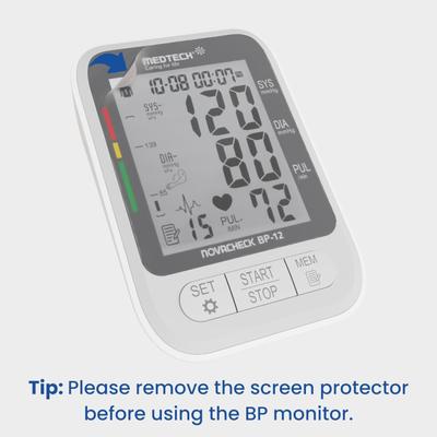 MedTech Fully Automatic Digital BP Monitor - BP12 - Blood Pressure Monitor Device
