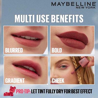 Maybelline New York Superstay Teddy Tint - Lip and Cheek Color, Skinny Dip 5 ml - Liquid Lipsticks